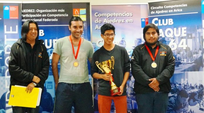 Eduardo Verastegui ganó el XXXIV Open de Ajedrez Arica y Parinacota 2016