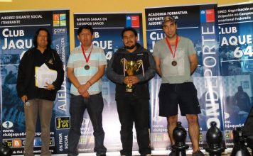 GUILLERMO PAEZ fue el Campeón del XXXV Open de Ajedrez Arica Parinacota 2016