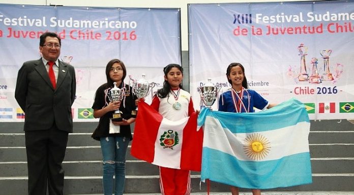 Ariqueña Naomi Casilla del Club Jaque 64 logra Medalla para Chile!